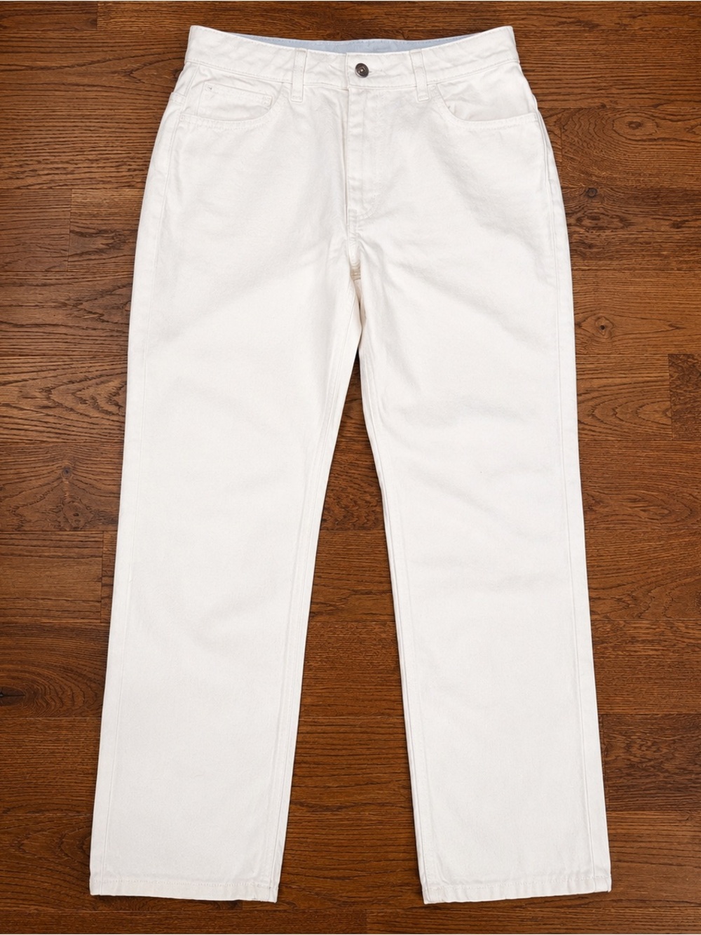 COLLUSION White Straight Leg Denim Jeans 28 32